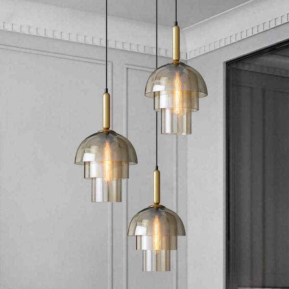 Classic Glass Chandelier Bedroom Reading Lamp for Living Room Kitchen Island