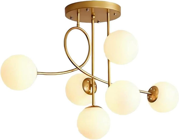 Geometrical Bubble Ball Chandelier for Living Dining Room Light Fixture