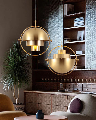 Minimalist Gold Global Chandelier for Living Dining Room Bedroom