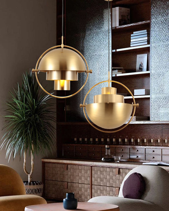 Minimalist Gold Global Chandelier for Living Dining Room Bedroom