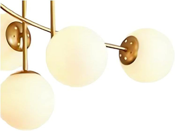 Geometrical Bubble Ball Chandelier for Living Dining Room Light Fixture