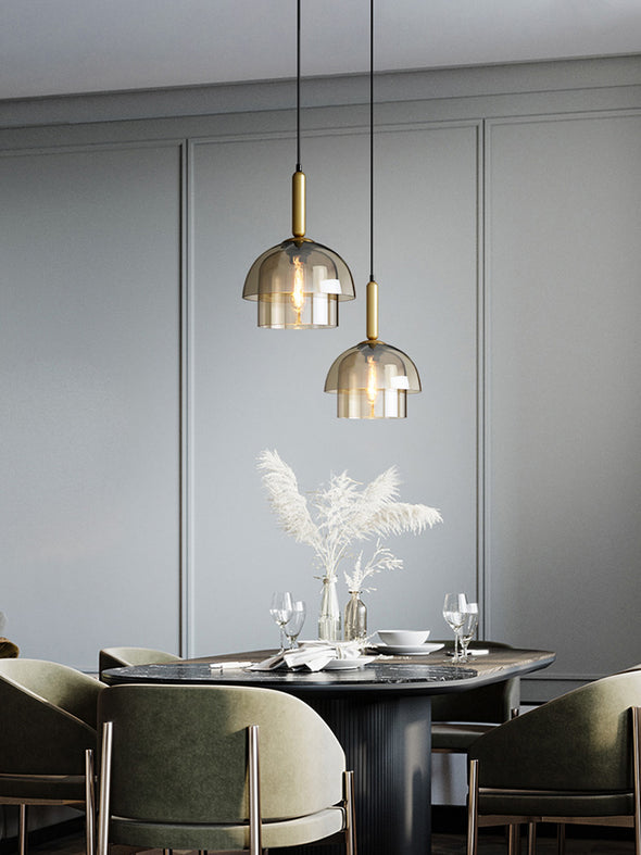 Classic Glass Chandelier Bedroom Reading Lamp for Living Room Kitchen Island