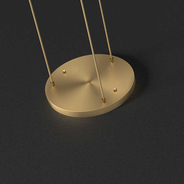 Minimalist Small Ball Chandelier Stainless Steel Light Fixture for Living Room Staircase