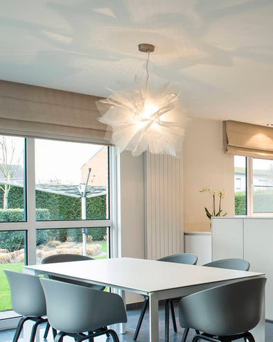 Modern Dandelion Chandelier Hotel Pendant Light for Living Dining Room