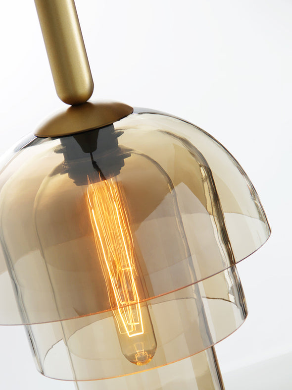 Classic Glass Chandelier Bedroom Reading Lamp for Living Room Kitchen Island
