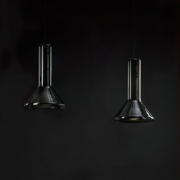 Nordic Trumpet Glass Chandelier for Dining Room Bedroom