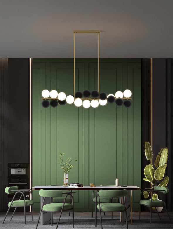 Modern Ball Chandelier Nordic Kitchen Island Light Fixture for Living Dining Room