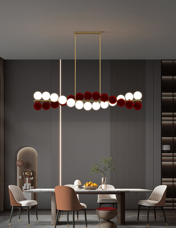 Modern Ball Chandelier Nordic Kitchen Island Light Fixture for Living Dining Room
