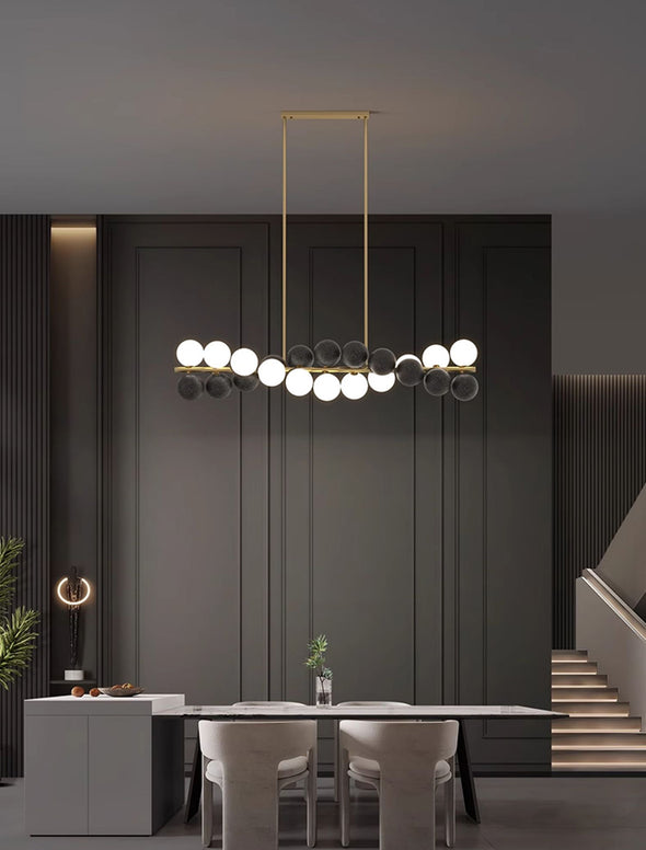 Modern Ball Chandelier Nordic Kitchen Island Light Fixture for Living Dining Room
