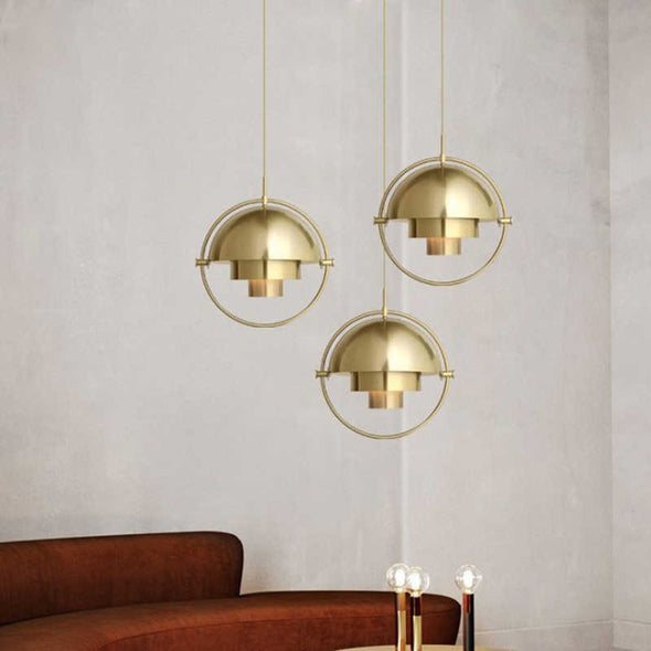 Minimalist Gold Global Chandelier for Living Dining Room Bedroom