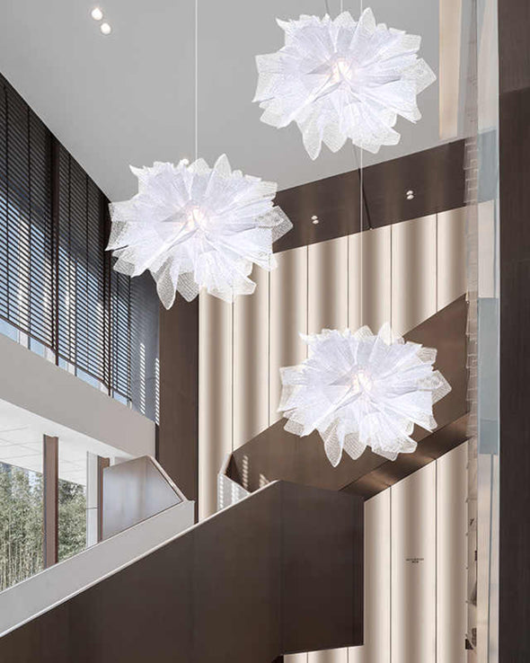 Modern Dandelion Chandelier Hotel Pendant Light for Living Dining Room