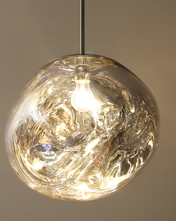 Postmodern Crystal Lava Chandelier Long Pendant Light for Living Room Staircase