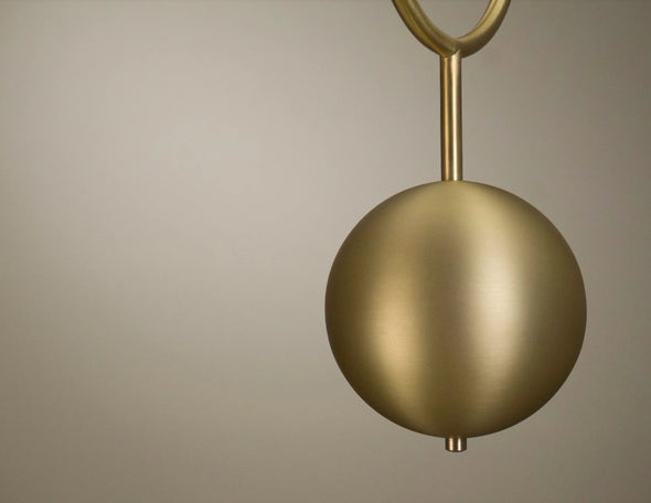 Modern Nordic Pearl Ball Chandelier LED Hanging Lamp for Living Room Staircase