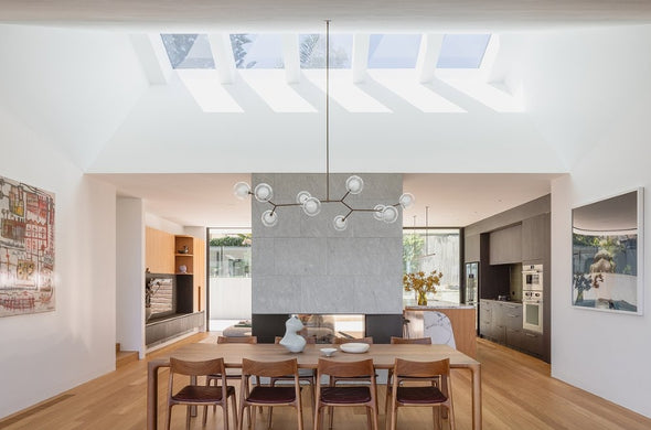 Modern Glass Ball Chandelier Led Hanging Pendant Lights with Bulbs for Staircase