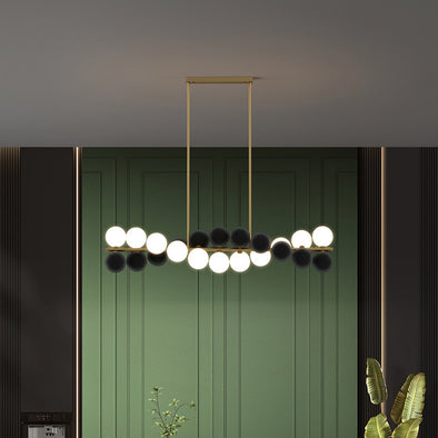 Modern Ball Chandelier Nordic Kitchen Island Light Fixture for Living Dining Room