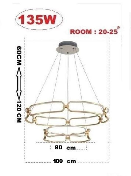 Modern Nordic Crystal Metal Chandelier Ceiling Light LED Hanging Lamp Pendant