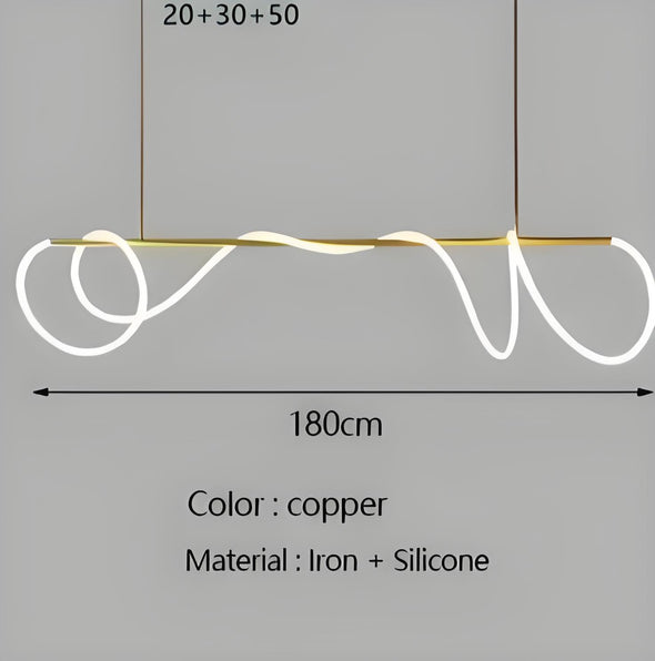 Crystal Metal Chandelier Modern LED Hanging Pendant Lights for Staircase Bedroom