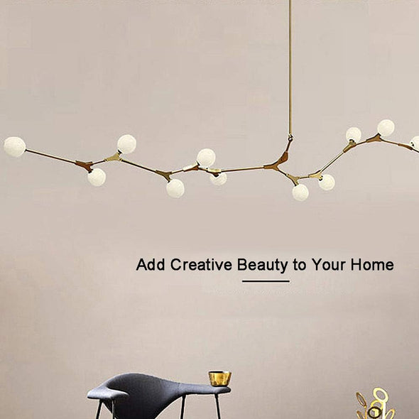 Crystal Glass Ball Chandelier Modern Hanging Pendant Lights for Staircase Hotel