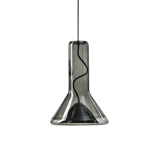 Nordic Trumpet Glass Chandelier for Dining Room Bedroom