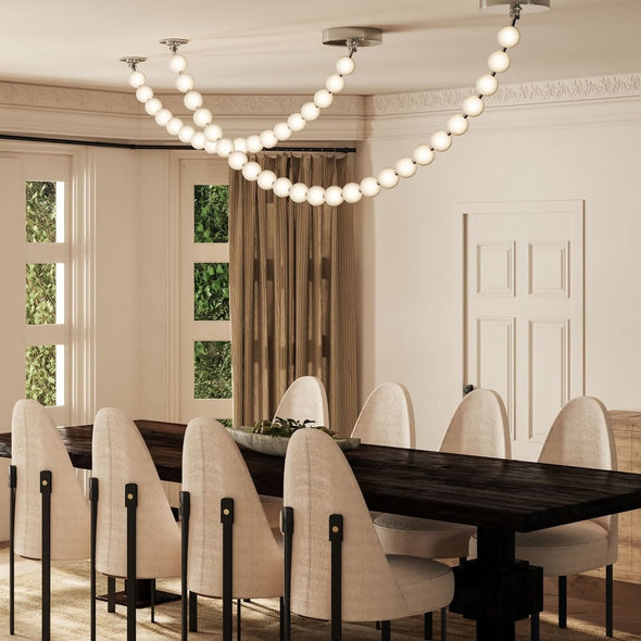 Modern Pearl Chandelier for Staircase Lighting Fixtures