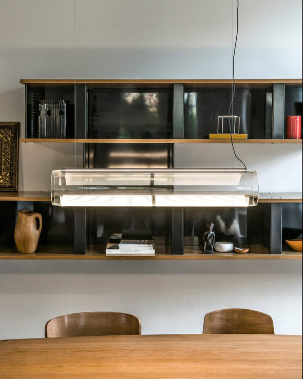 Modern tube glass chandelier for Dining Room Kitchen Island