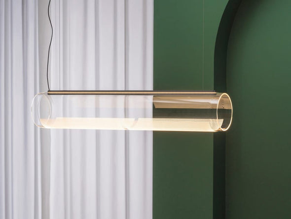 Modern tube glass chandelier for Dining Room Kitchen Island