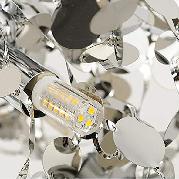 Modern Firework Chandelier Round Shape Light Fixture Living Dining Room