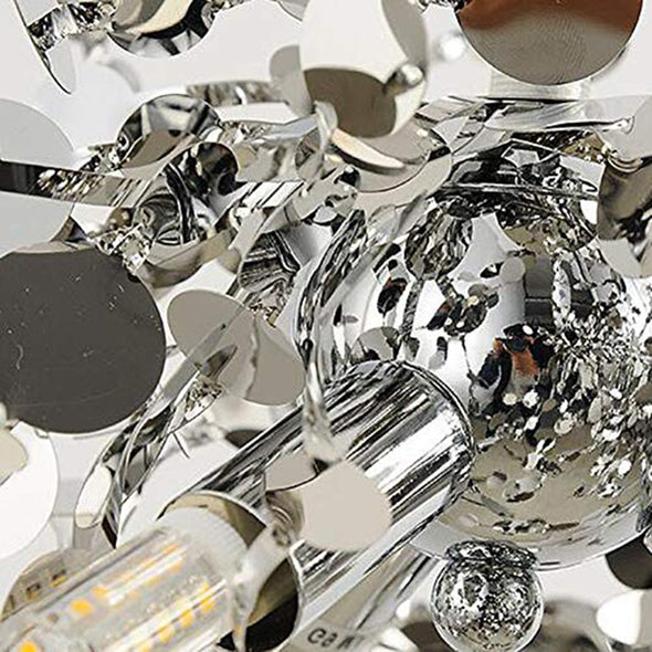 Modern Firework Chandelier Round Shape Light Fixture Living Dining Room