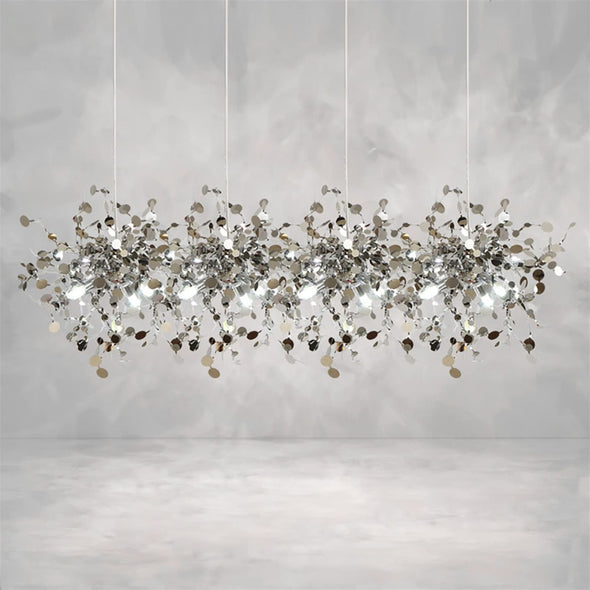 Modern Firework Chandelier Round Shape Light Fixture Living Dining Room