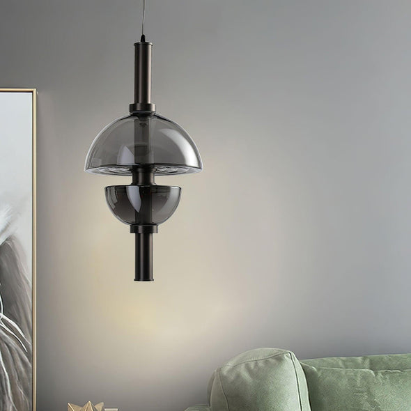 Nordic industrial style glass chandelier for Dining Room Kitchen Island