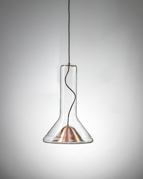 Nordic Trumpet Glass Chandelier for Dining Room Bedroom