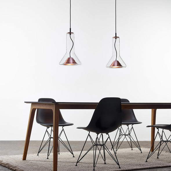 Nordic Trumpet Glass Chandelier for Dining Room Bedroom