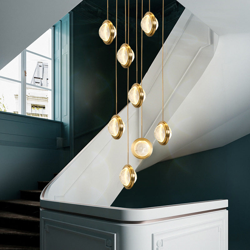 Crystal ball pendant top light