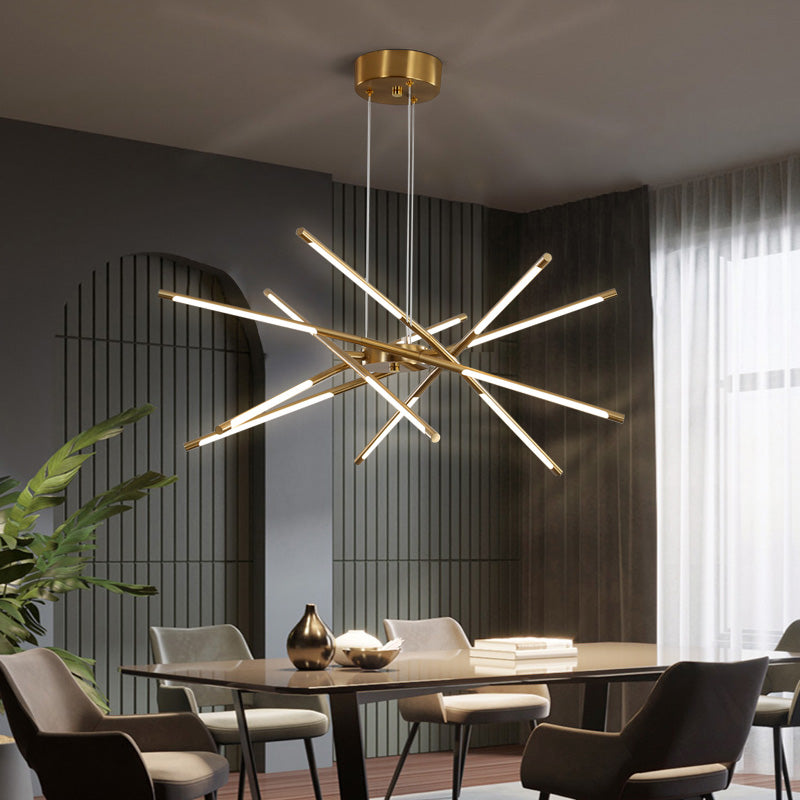 Linear sales sputnik chandelier